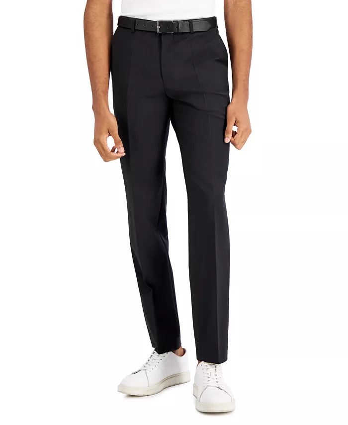 

Мужские брюки Modern-Fit из шерсти Superflex для костюма Hugo Boss, черный
