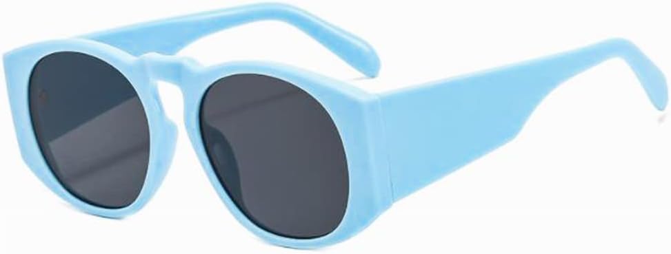 

Солнцезащитные очки для женщин с широкими дужками, крупной оправой, овальной формы, с защитой от УФ-излучения, с возможностью индивидуального заказа Weloveushop, Sky Blue