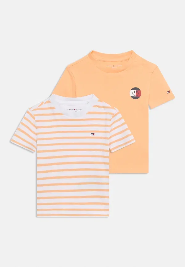 Футболка Tommy Hilfiger 2 Pack Back Smiley Logo Jersey T-Shirts Print, выцветший солнечный поцелуй