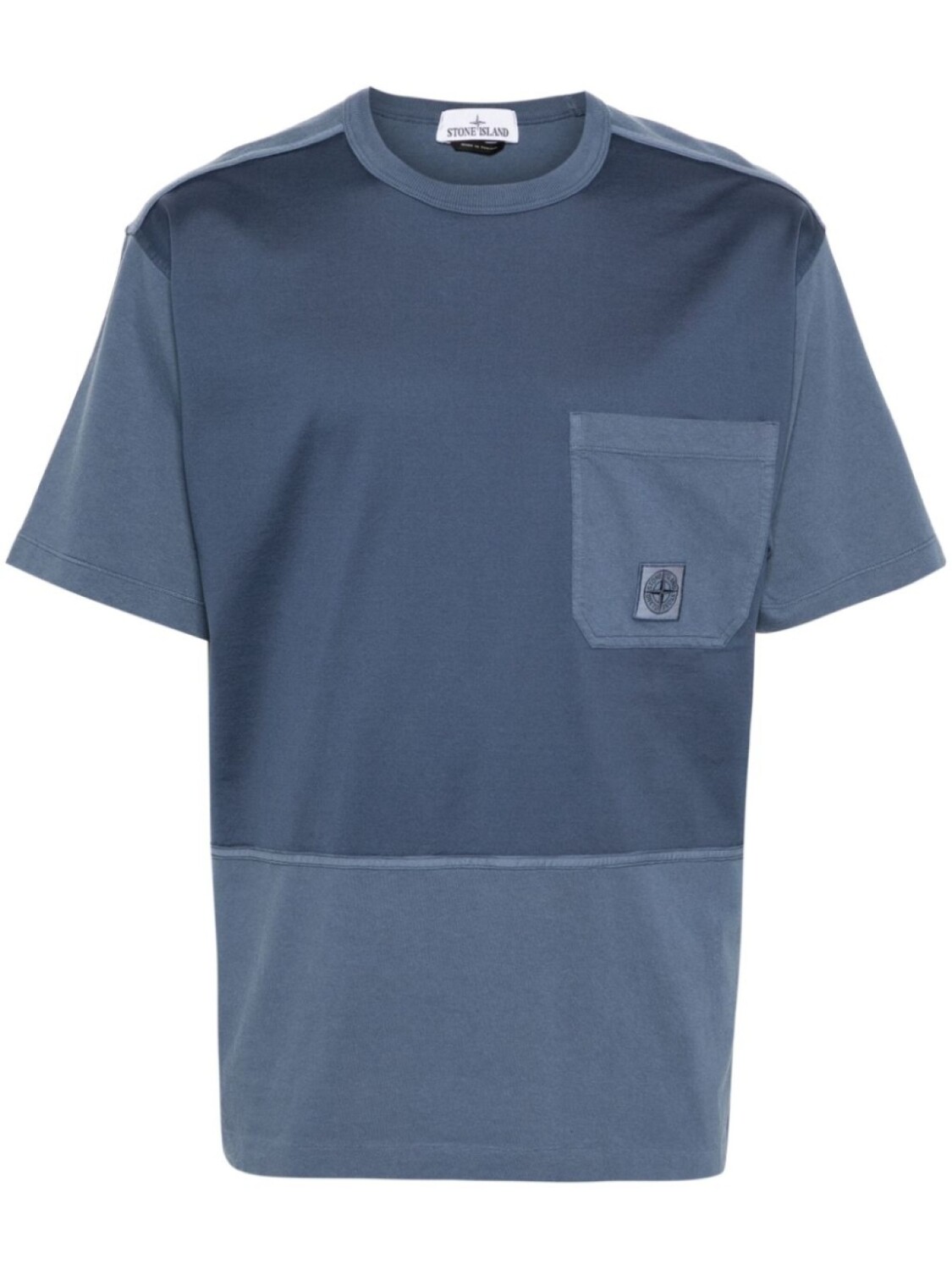 

Stone Island футболка с нашивкой Compass, синий