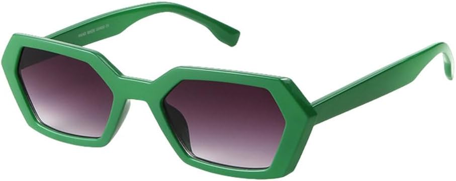 

Солнцезащитные очки Polygon для женщин, винтажные, в зеленой оправе с леопардовым принтом, модные красные солнцезащитные очки с защитой от УФ-излучения UV400 TYUVIVO, C5