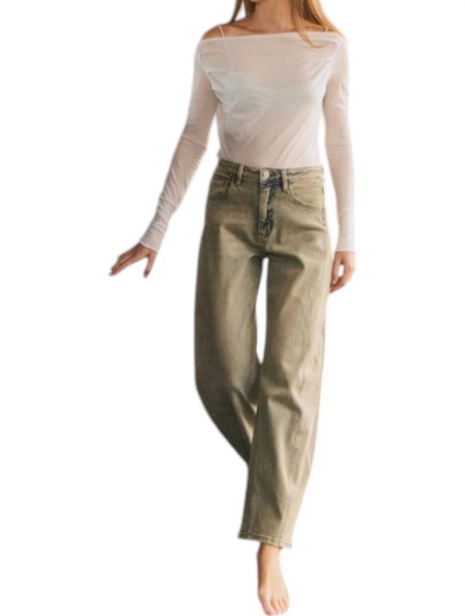 

Джинсы Barrel Leg In Free Spirit VERVET BY FLYING MONKEY