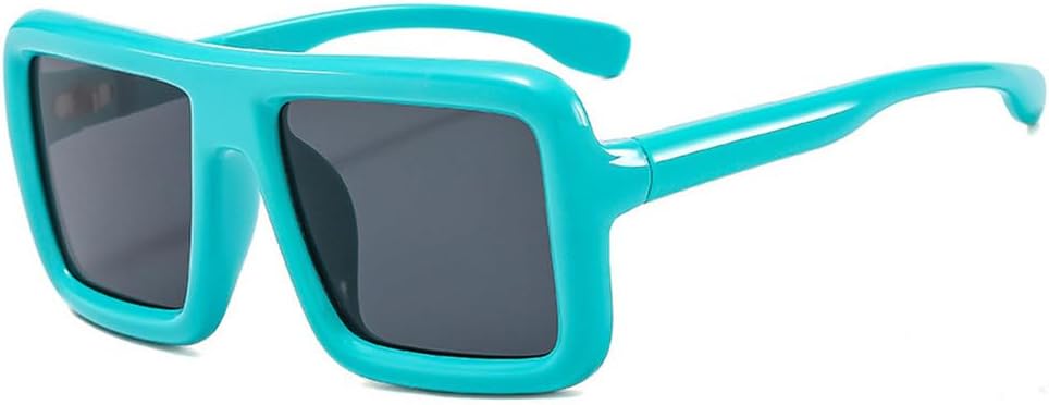 

Модные солнцезащитные очки большого размера конфетных цветов для женщин, защита от ультрафиолета UV400, ретро-стиль, панк-стиль, мужские солнцезащитные очки HVTVTLA, Green Grey