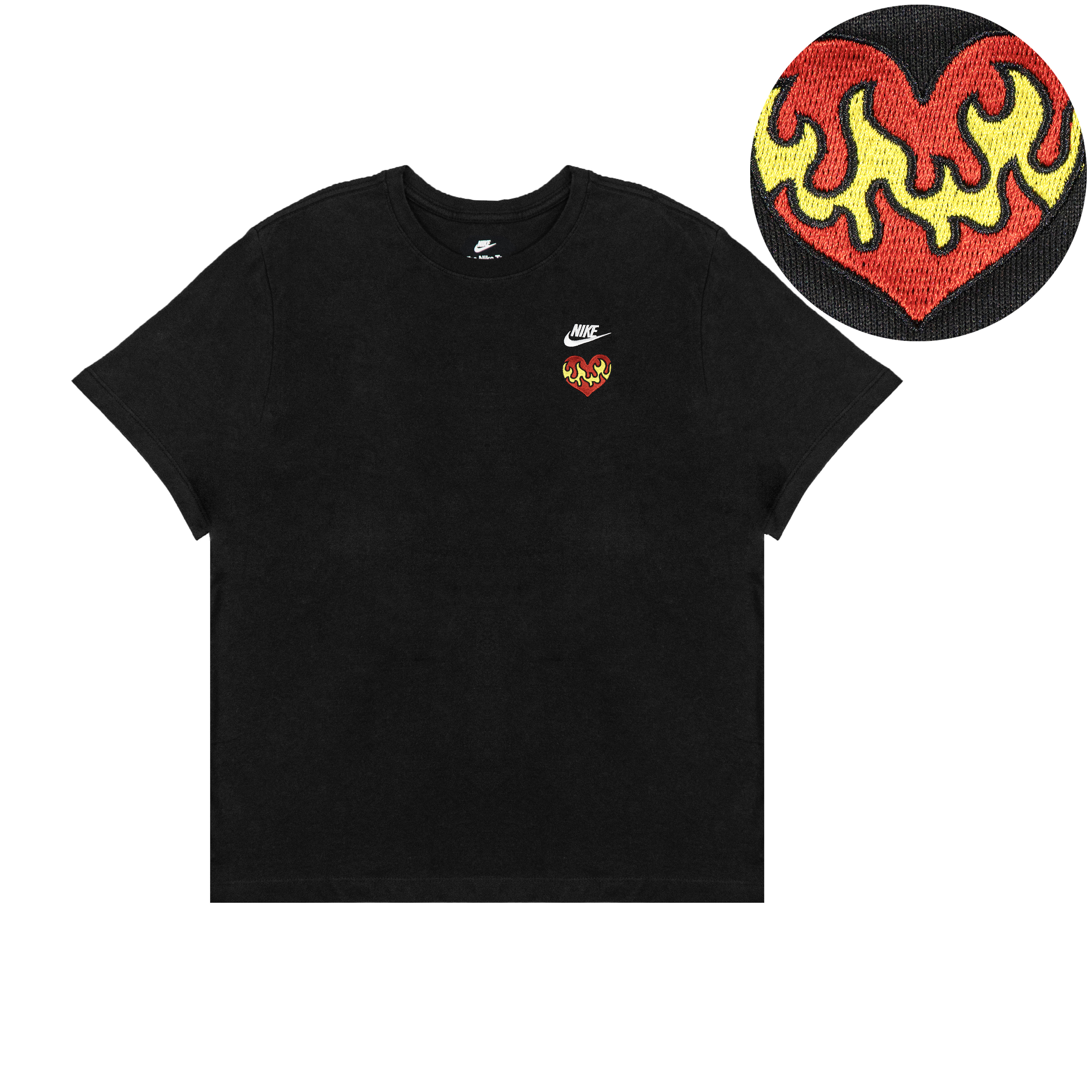 

Nike Необычная универсальная футболка Casual Unisex Black