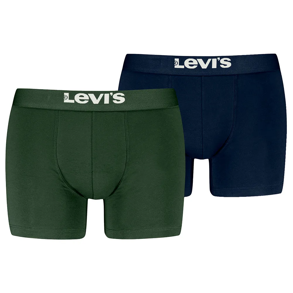 

Боксеры 2 шт Levi's Solid Basic boxers 2 units, зеленый