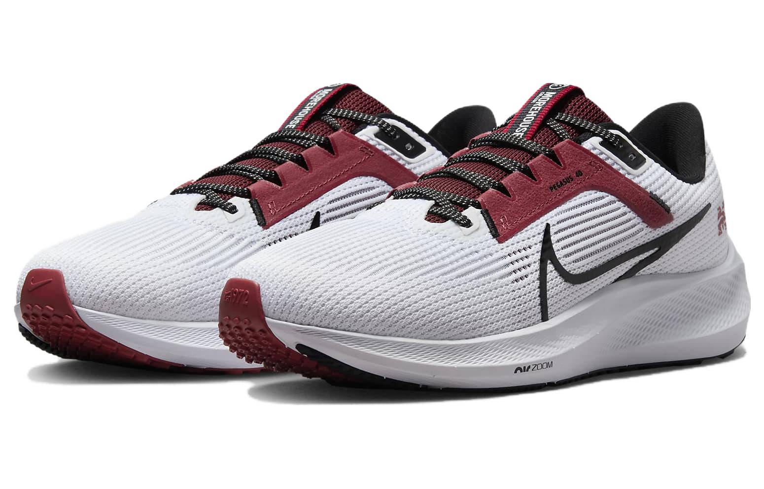 Nike Air Zoom Pegasus 40 'Morehouse' Белый Черный Красный — фото 3