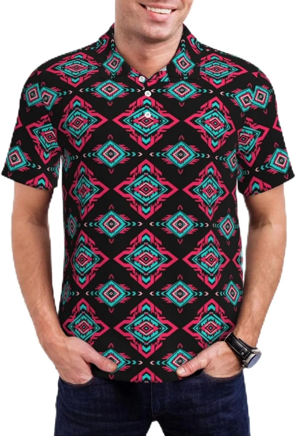 

Мужская поло Slim Fit Dry Fit с коротким рукавом JZDACH