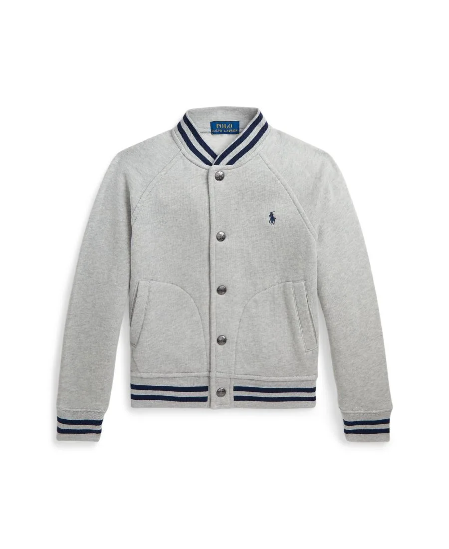 Бейсбольная куртка из флиса для мальчиков 2-7 лет Polo Ralph Lauren, Andover Heather