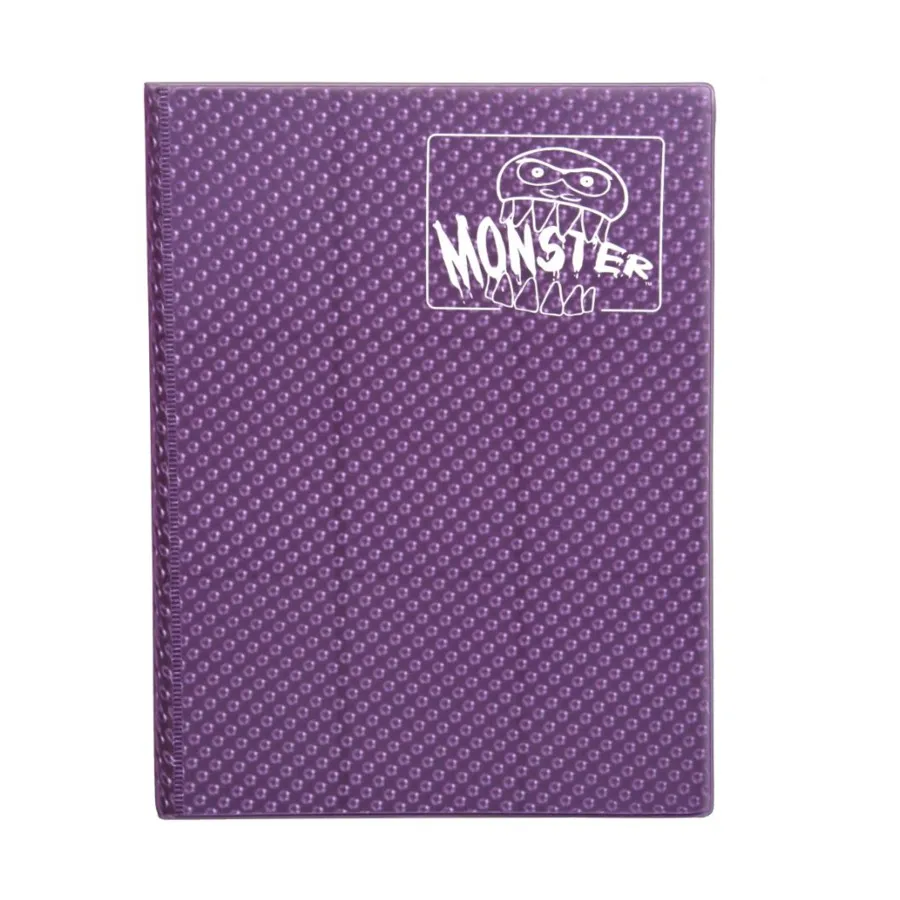

Папка Monster - 4 карманных страницы, фиолетовая фольга, Monster Binder & Accessories