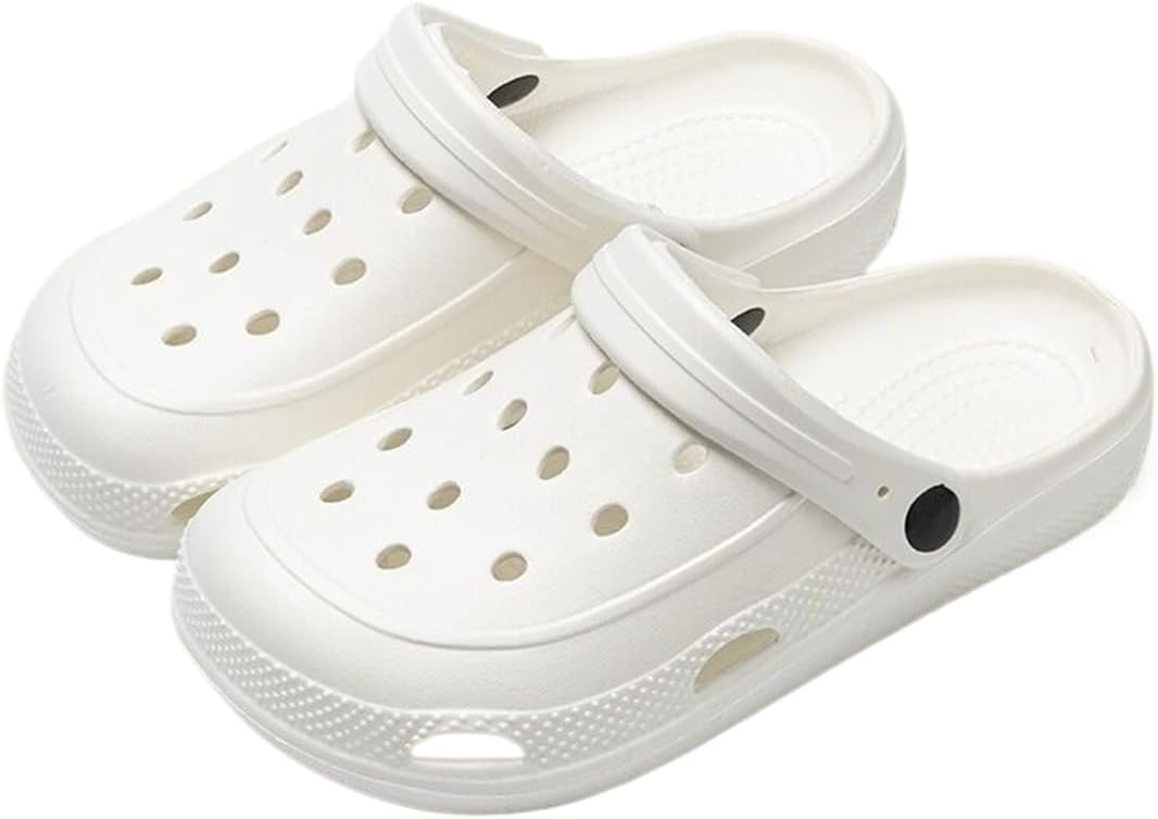 

Женские и мужские сабо для улицы с легким надеванием, домашние тапочки, противоскользящие, с защитой от запаха, для сада и пляжа Dannling, белый