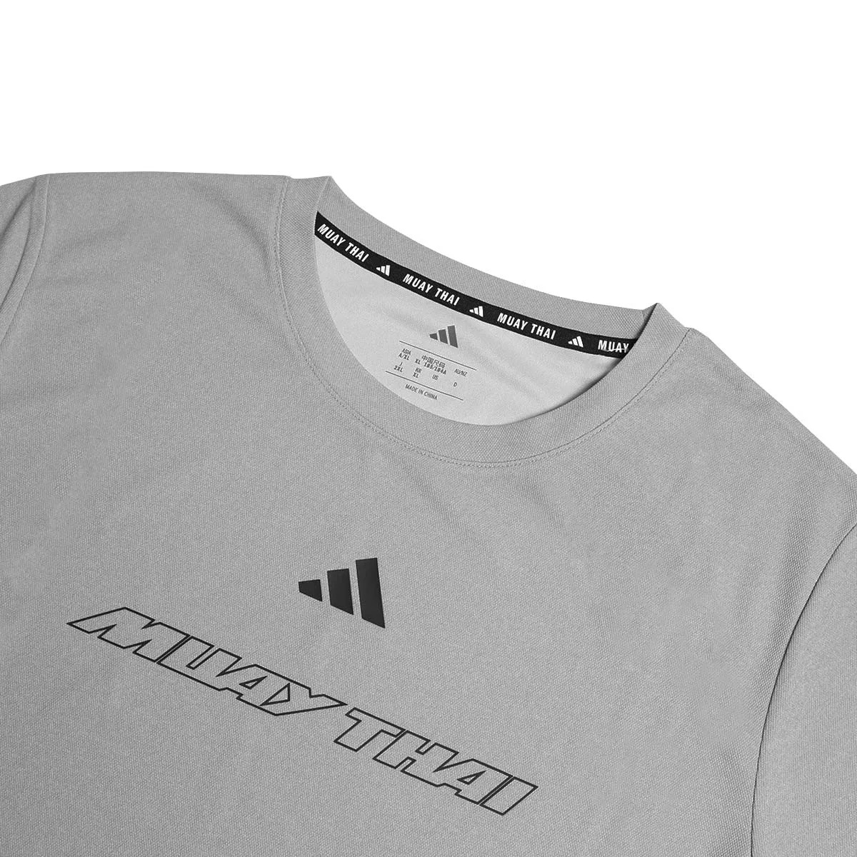 Футболка с коротким рукавом unisex Adidas, Grey/Black — фото 4