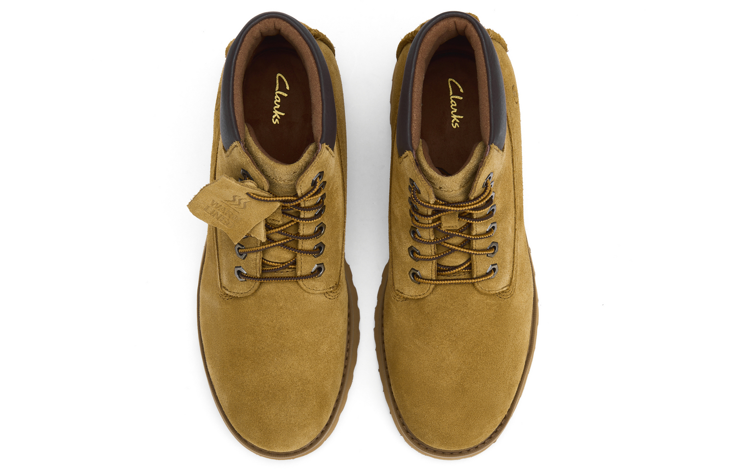 Clarks Мужские ботинки Martin желто-коричневые — фото 4