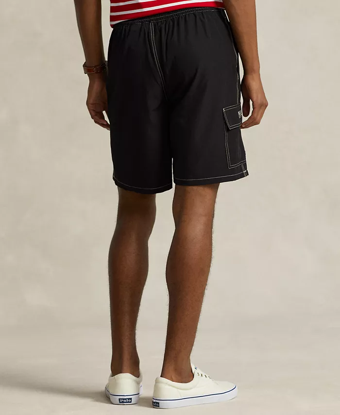 Мужские плавки Kailua Classic-Fit длиной 8,5 дюймов Polo Ralph Lauren, черный — фото 3