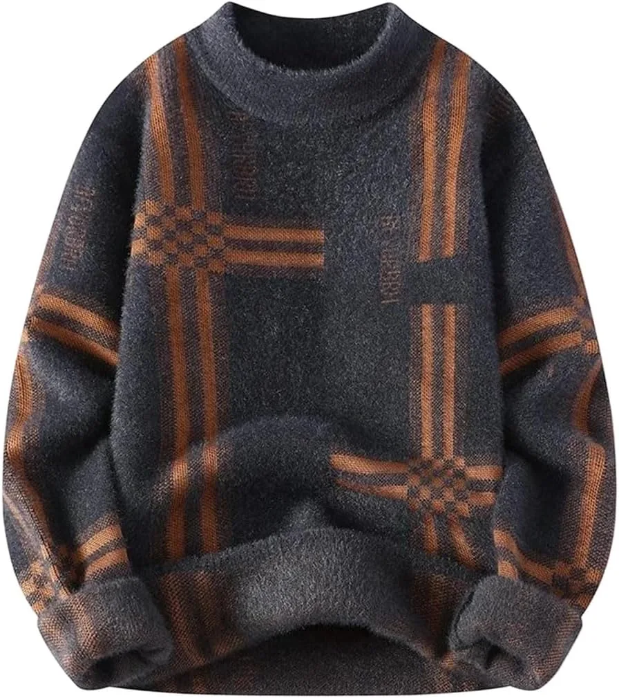 

Мужской зимний кашемировый свитер Comfortable Thick Warm Pullover