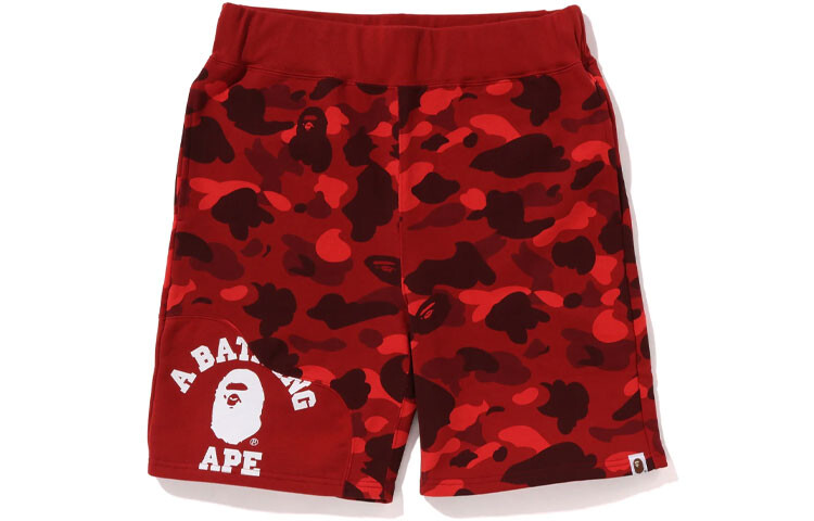 

BAPE Color Camo Cutting Sweat Shorts A Bathing Ape, синий