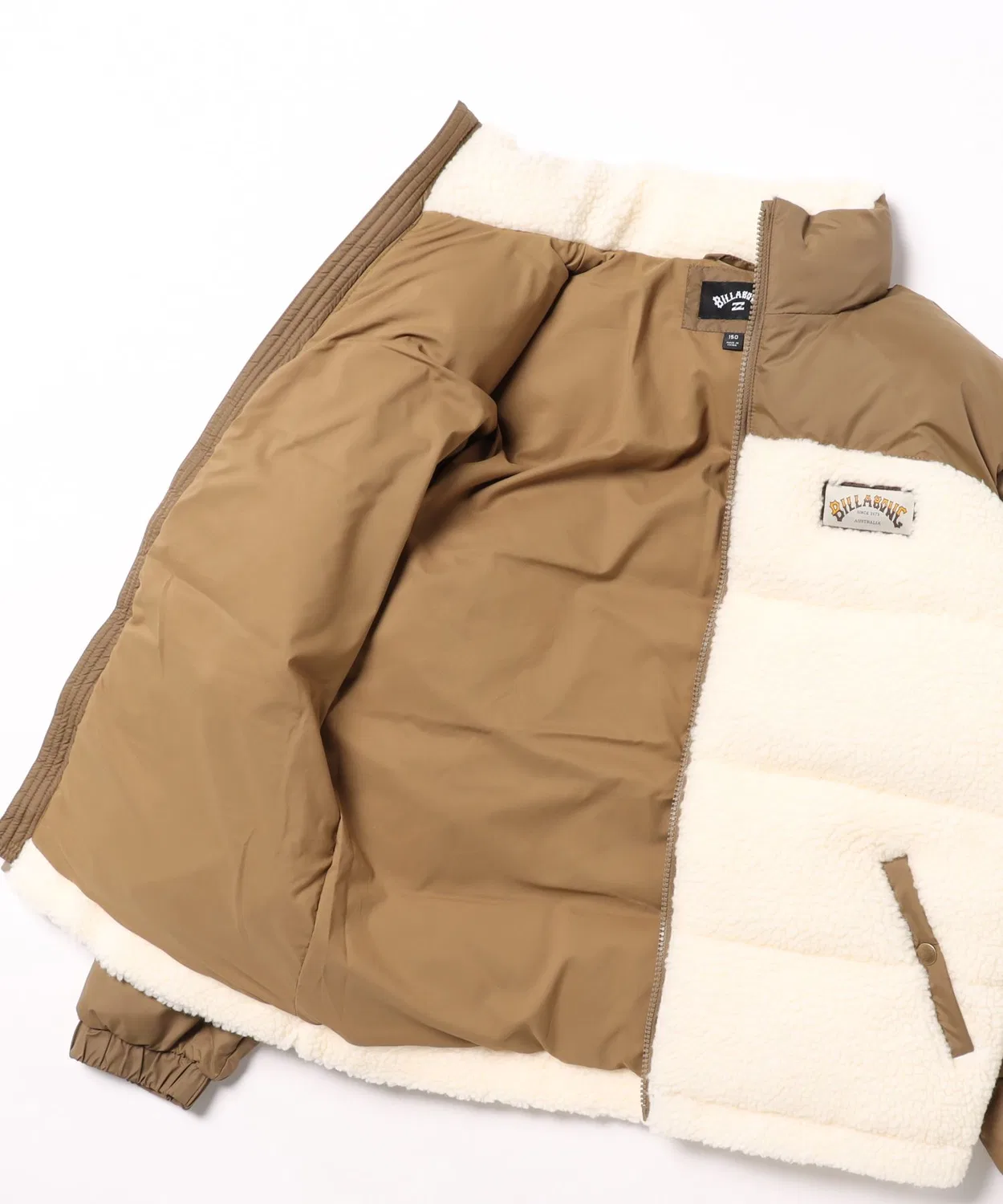 Детская куртка BILLABONG BOA FLEECE PUFF JK, коричневая — фото 3