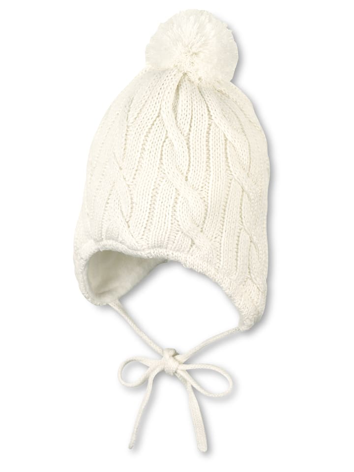 

Вязаная шапка Sterntaler, экрю