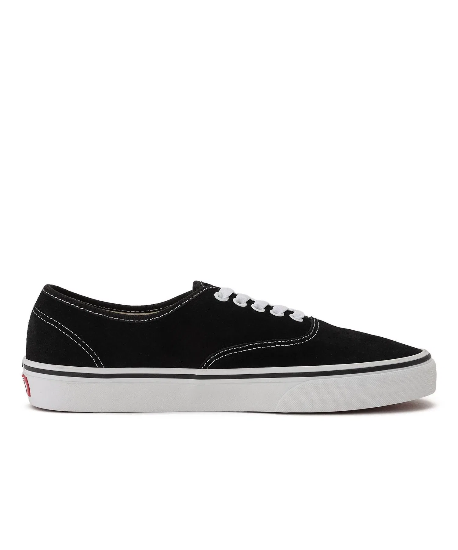 Унисекс кроссовки VANS AUTHENTIC из замши чёрные — фото 2