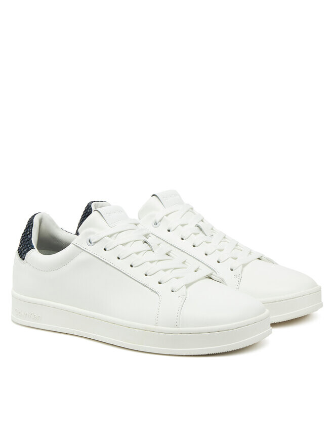 Кроссовки Calvin Klein Low Top Lace Up Woven HM0HM01767, белый — фото 2