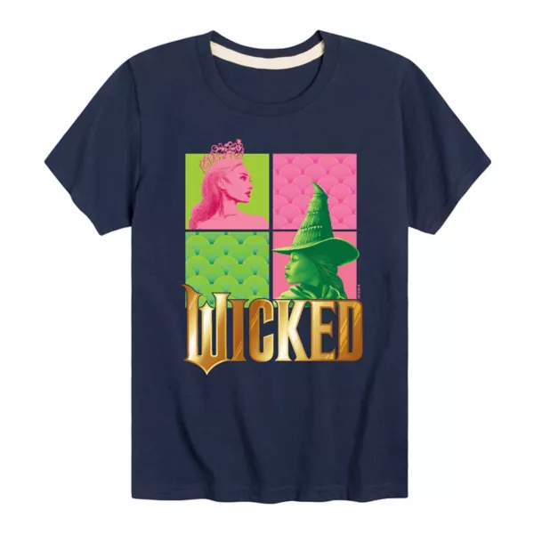 

Футболка с принтом в виде сетки от wicked glinda & elpha для мальчиков 8-20 лет Licensed Character, синий