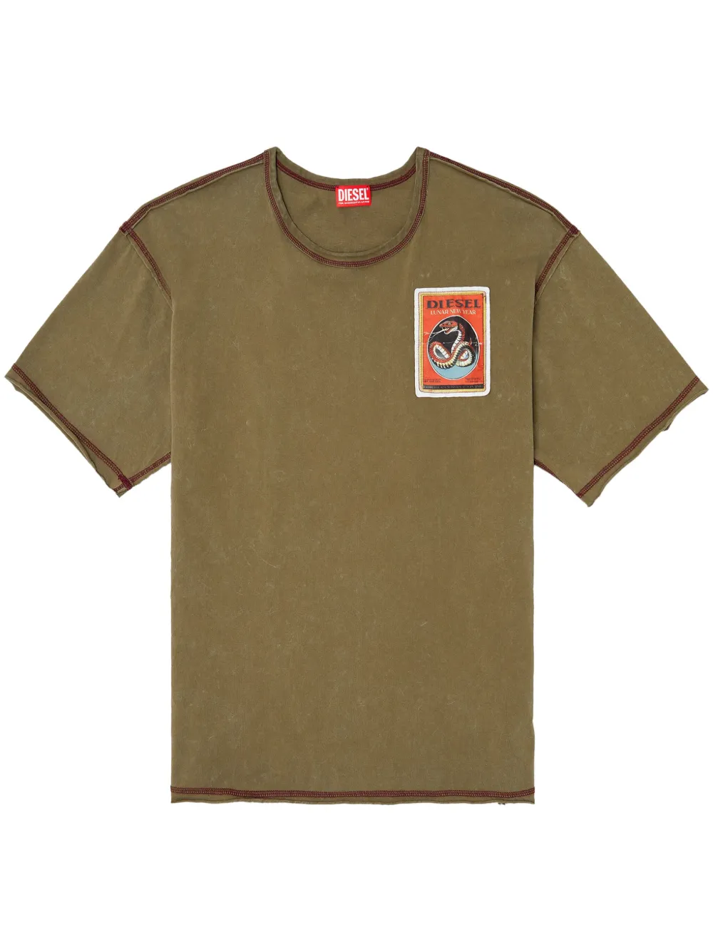 

Футболка New Year of the Snake Capsule DIESEL, зеленый