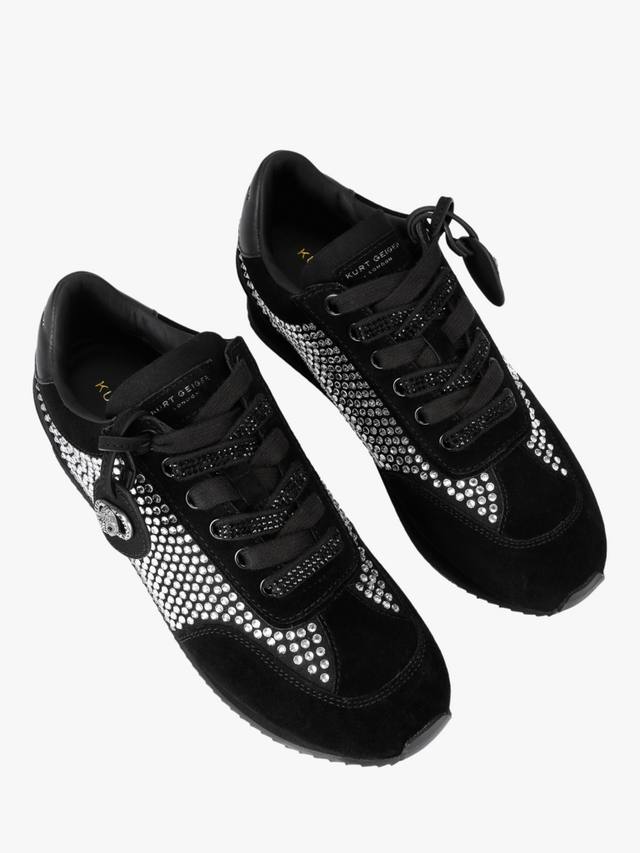 Chelsea Drench Crystal Tag кроссовки Kurt Geiger London, Black/Multi — фото 3