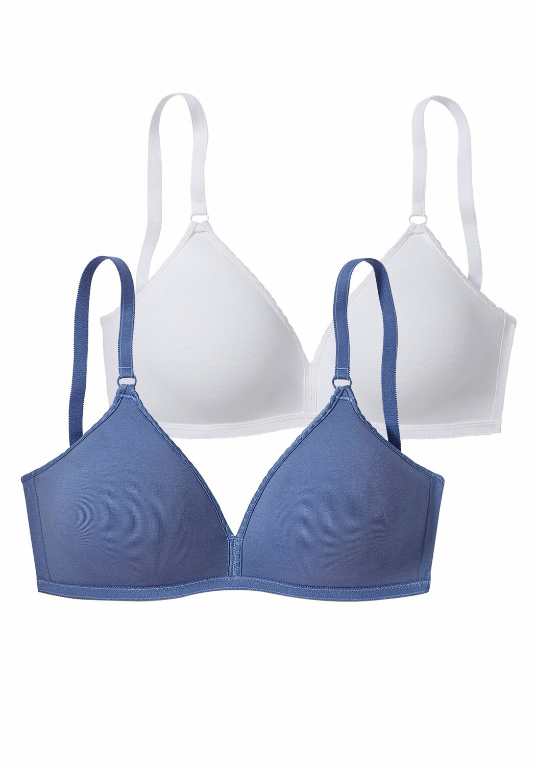 

Бюстгальтер без косточек PETITE FLEUR Soft BH, цвет blau+weiß