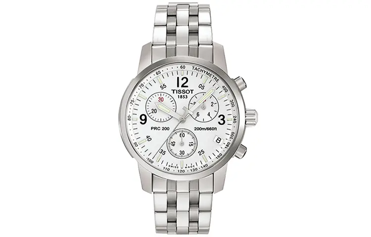 

TISSOT Junchi 200 Series Quartz Movement мужские часы, 39.8 мм, белый циферблат, корпус из нержавеющей стали