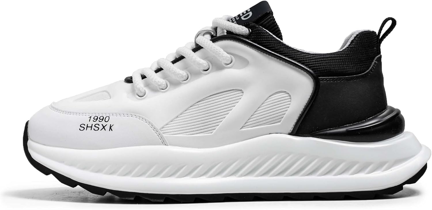 

Свободные и плотные модные спортивные кроссовки, классические спортивные кроссовки в стиле ретро и простые, повседневная обувь для мужчин Generic, черный