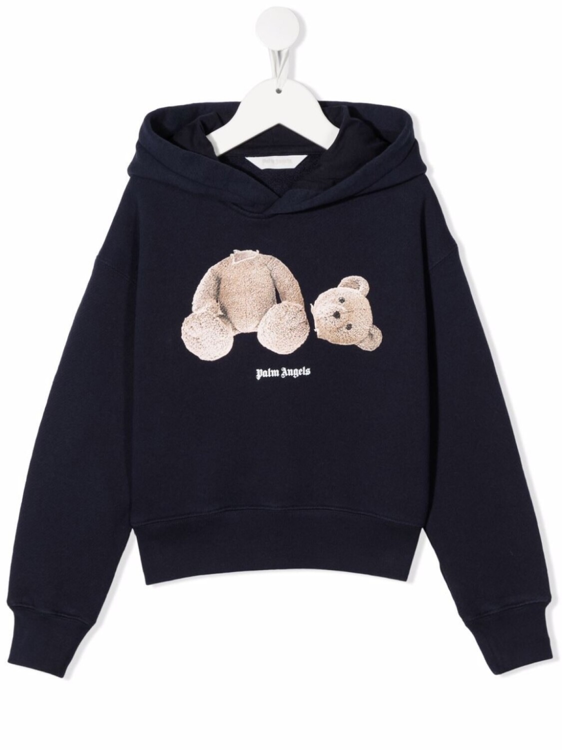 

Palm Angels Kids худи с логотипом, синий