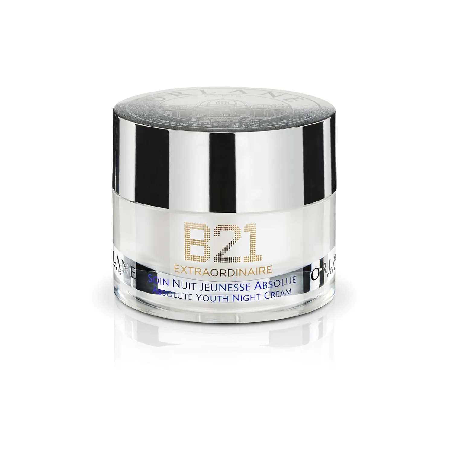 Orlane - B21 Extraordinaire Absolute Youth Night Cream 50 мл, масло ши и жожоба, антивозрастной и восстанавливающий ночной уход, комплекс Youth Reset, восстанавливает упругость кожи., Blue