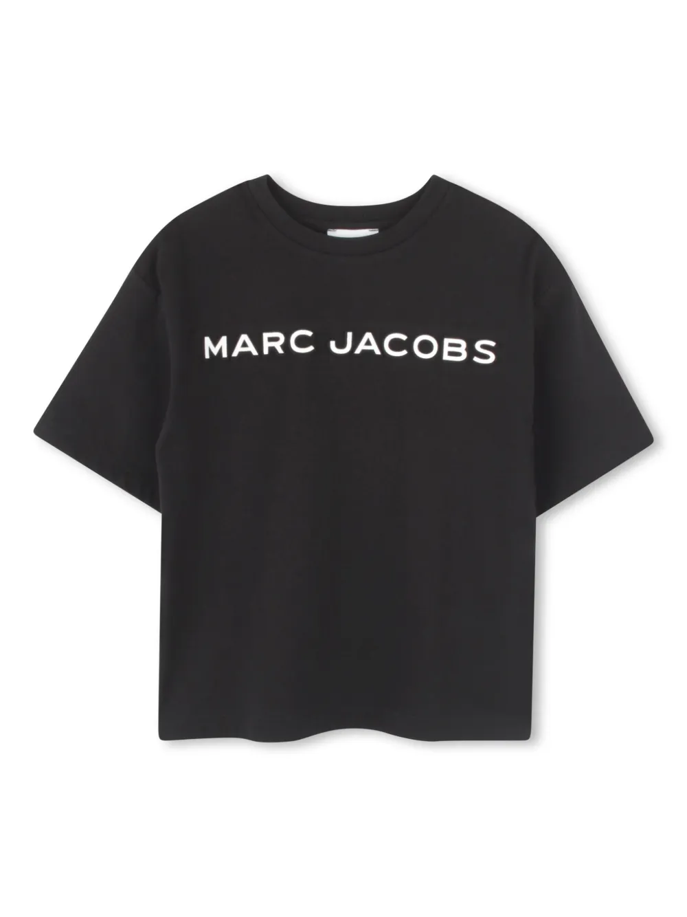 

Футболка с тисненым логотипом Marc Jacobs Kids, черный