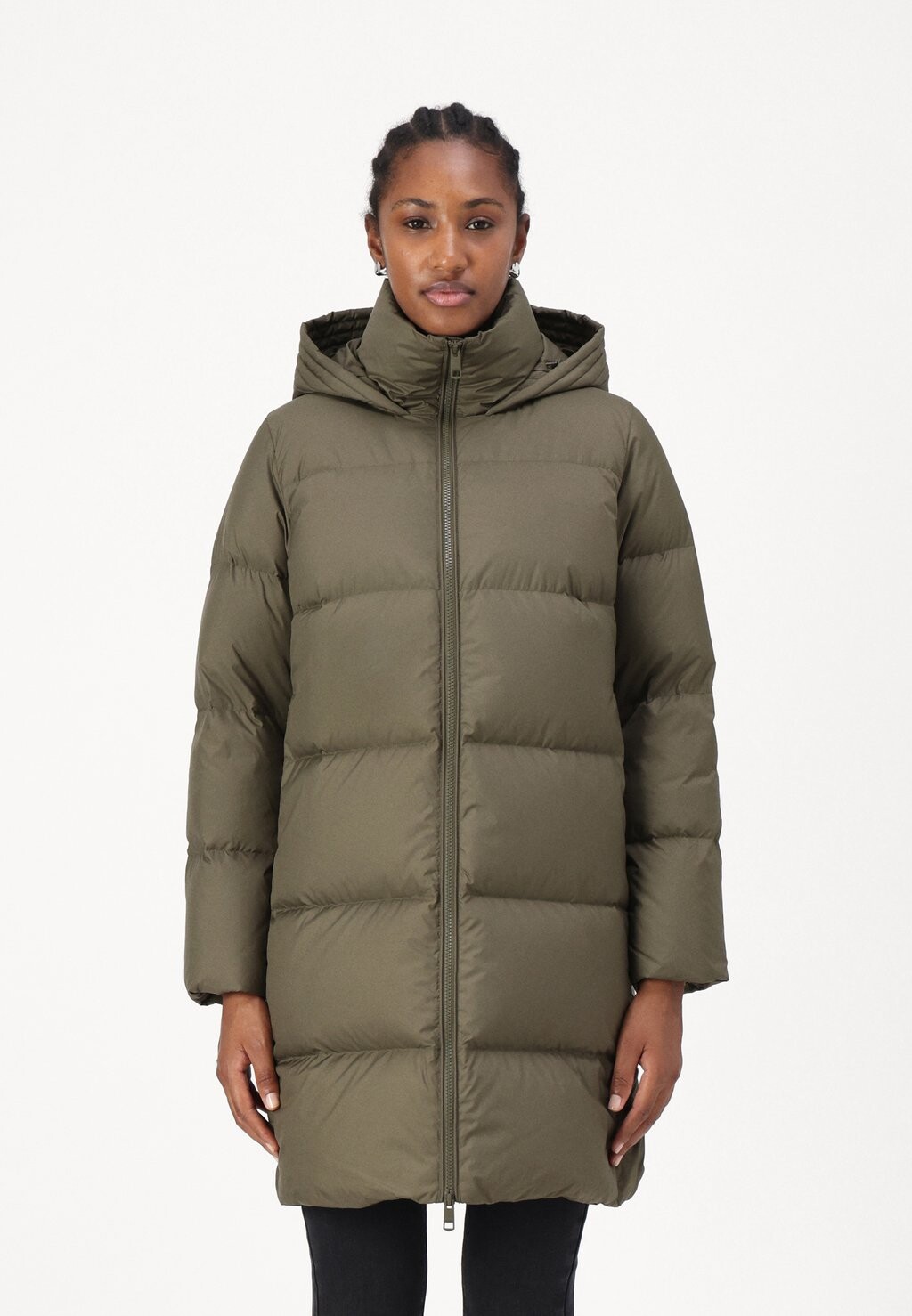 

Пуховое пальто Tommy Hilfiger, оливковый