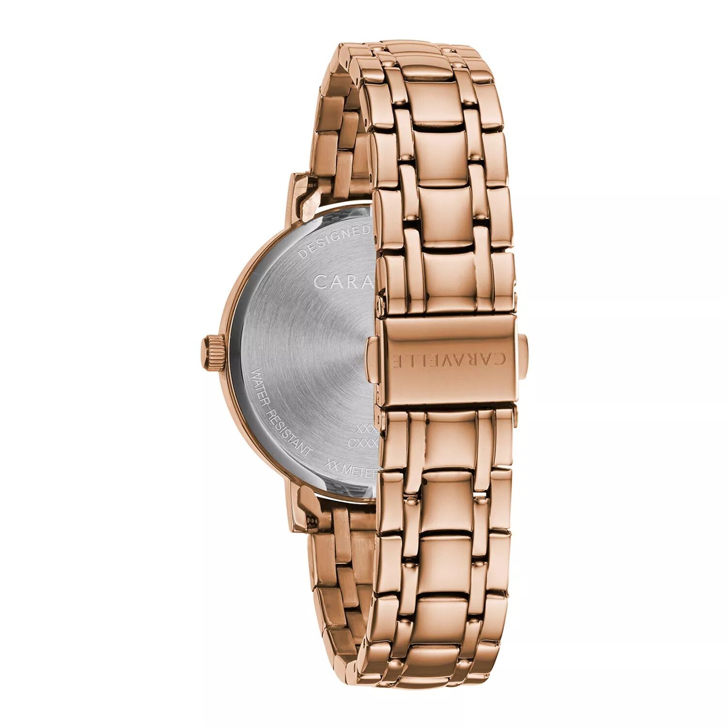 

Женские часы с кристаллами цвета розового золота — 44L252 Caravelle by Bulova