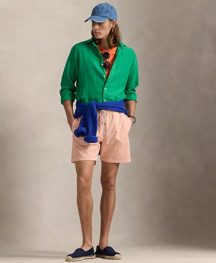

Мужские плавки Traveler Classic Striped, длина 14,6 см Polo Ralph Lauren, оранжевый