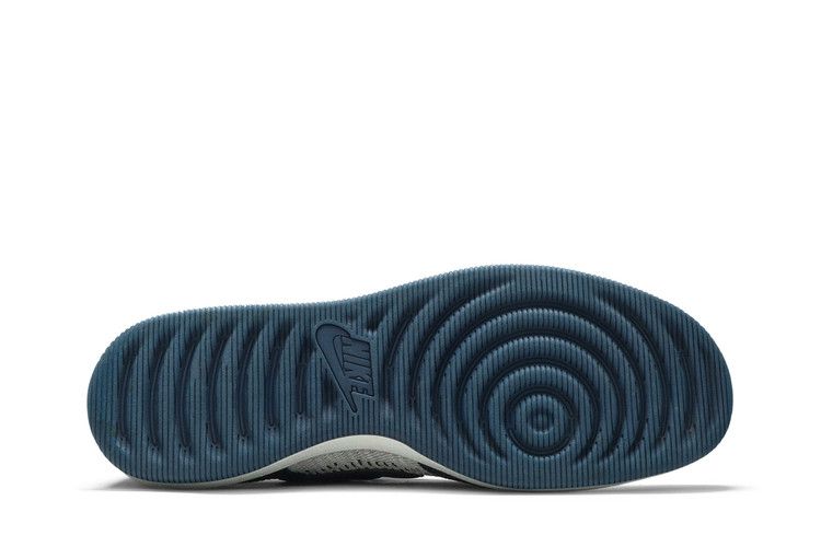 Кроссовки Nike Dunk Low Flyknit, College Navy Platinum — фото 4