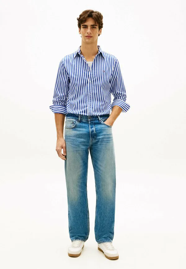 Джинсы прямого кроя dover с эффектом потертости Tommy Hilfiger, Tye Blue Selvedge — фото 2