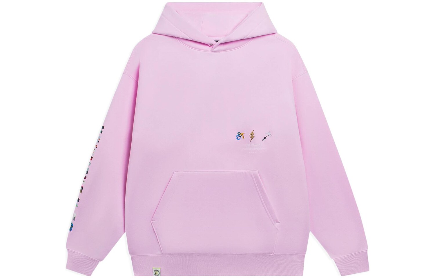 

Свитшот Wade Collection унисекс розовый Lining, розовый