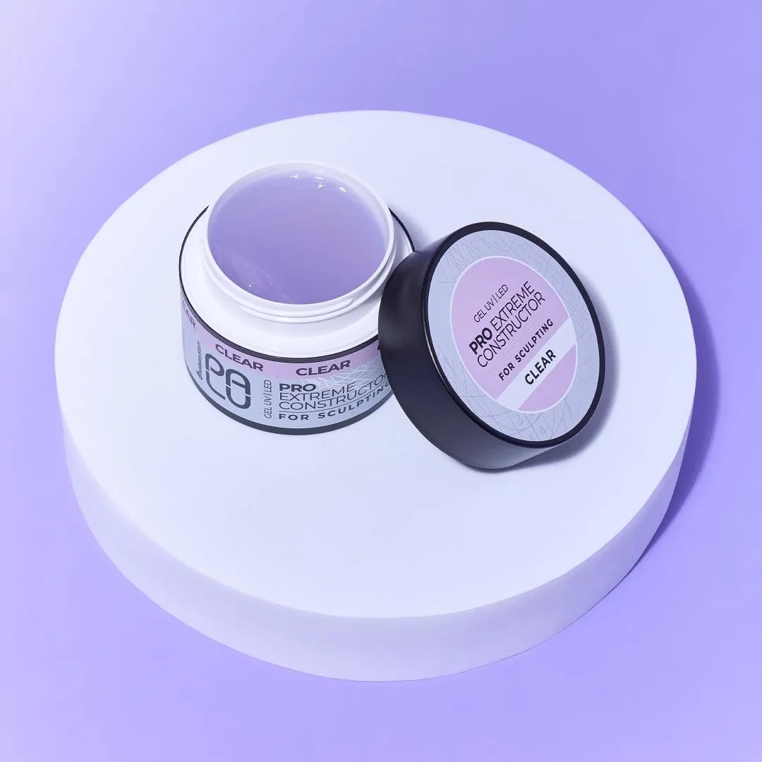 Прозрачный строительный гель PALU Pro Extreme Constructor Gel Clear для наращивания ногтей (45 г) Palu Salon System — фото 3