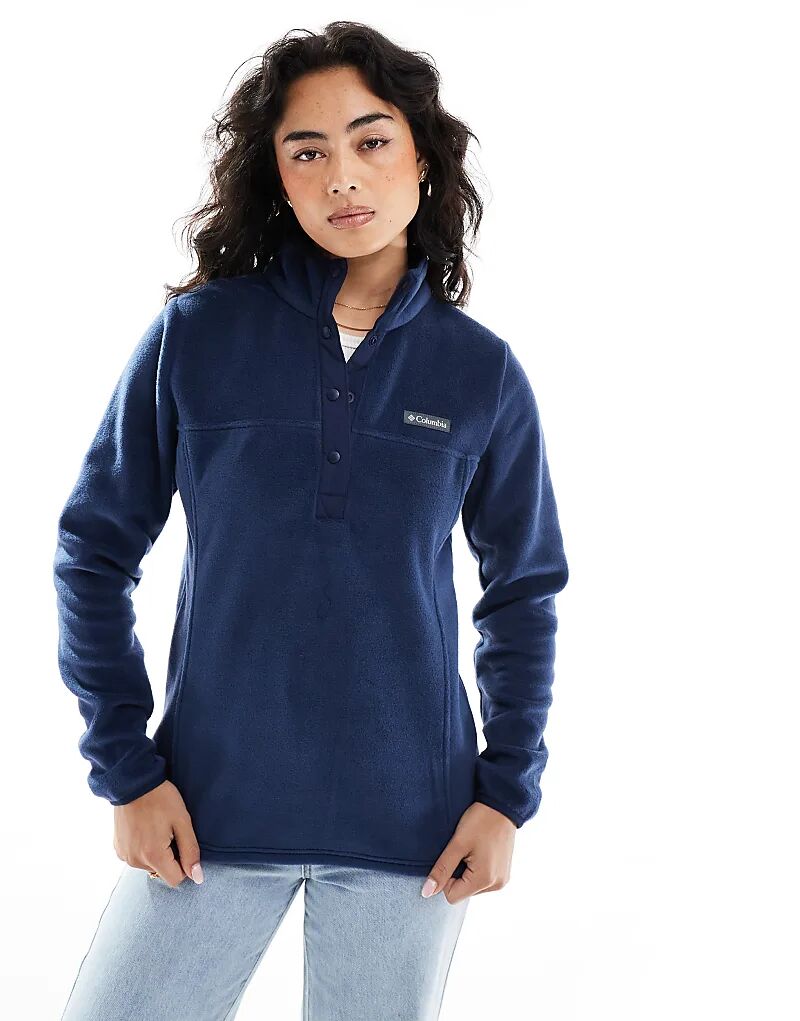 

Толстовка Columbia Benton 1/2 Snap Pull Over II синего цвета