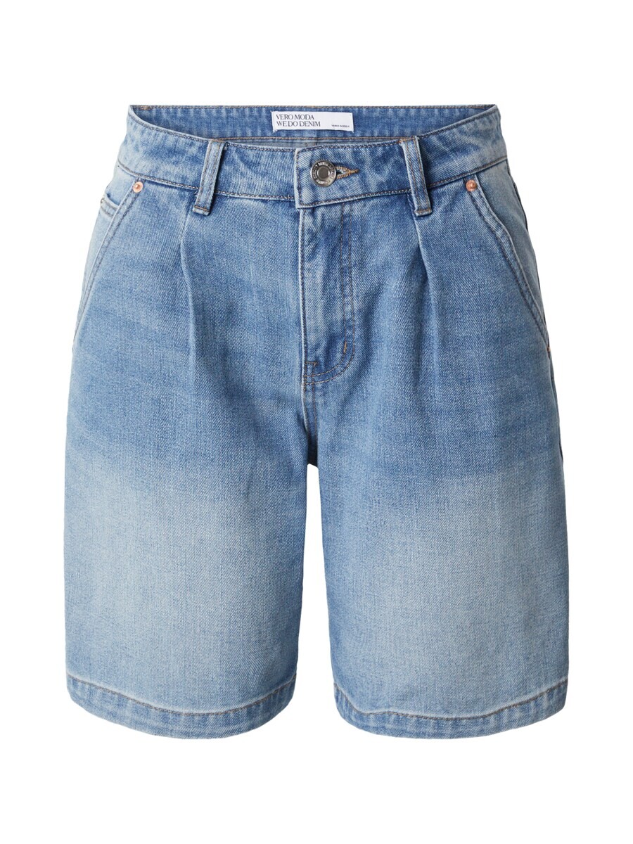 

Джинсы VERO MODA Regular Pleated Jeans Evelyn, синий деним