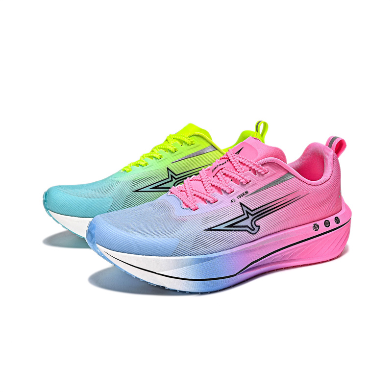 

LEBUZHE Мужские кроссовки Meteor 1.0 Low Top в синем, розовом и изумрудном цветах с непарным дизайном, цвет Blue Pink Emerald Mismatched