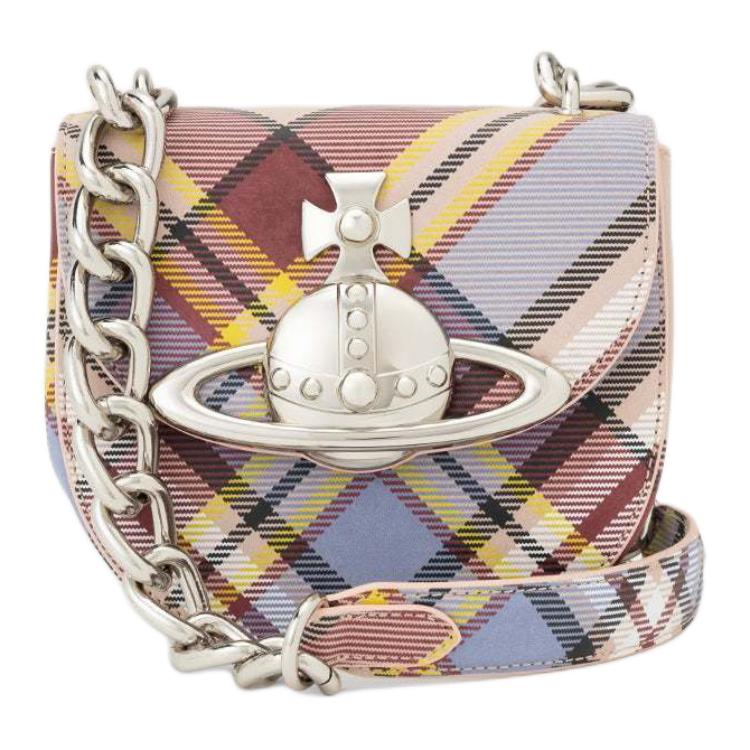 

Кожаная сумка через плечо из коровьей кожи для женщин серый белый Vivienne Westwood, Shopping Bag Set(Set+Shopping Bag)