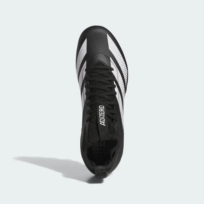 Мужские футбольные бутсы adidas Adizero Impact, черный/белый/черный — фото 3
