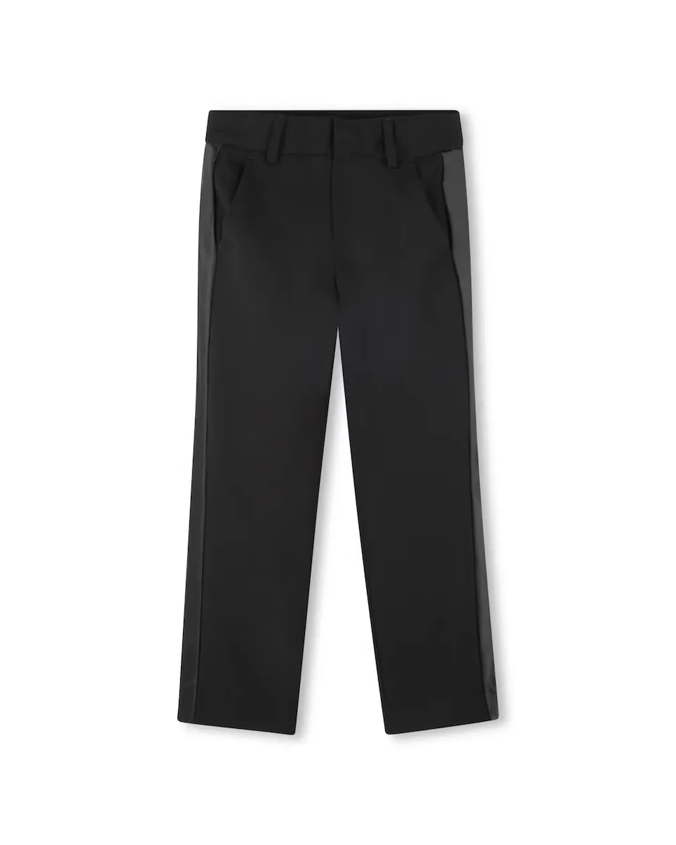

Черные брюки для девочки с рисунком спереди Zadig & Voltaire, черный