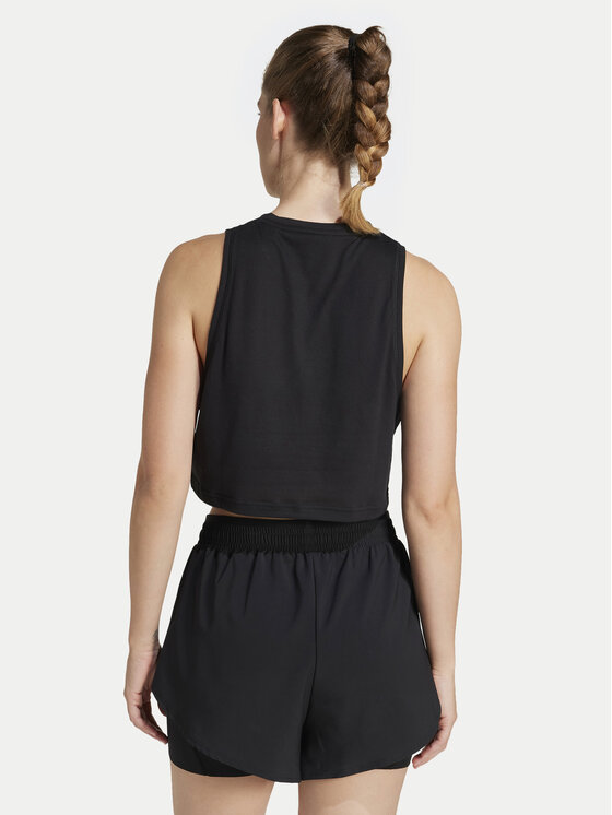Техническая футболка стандартный крой Train Essentials Boxy Workout JF1025 Adidas, черный — фото 3