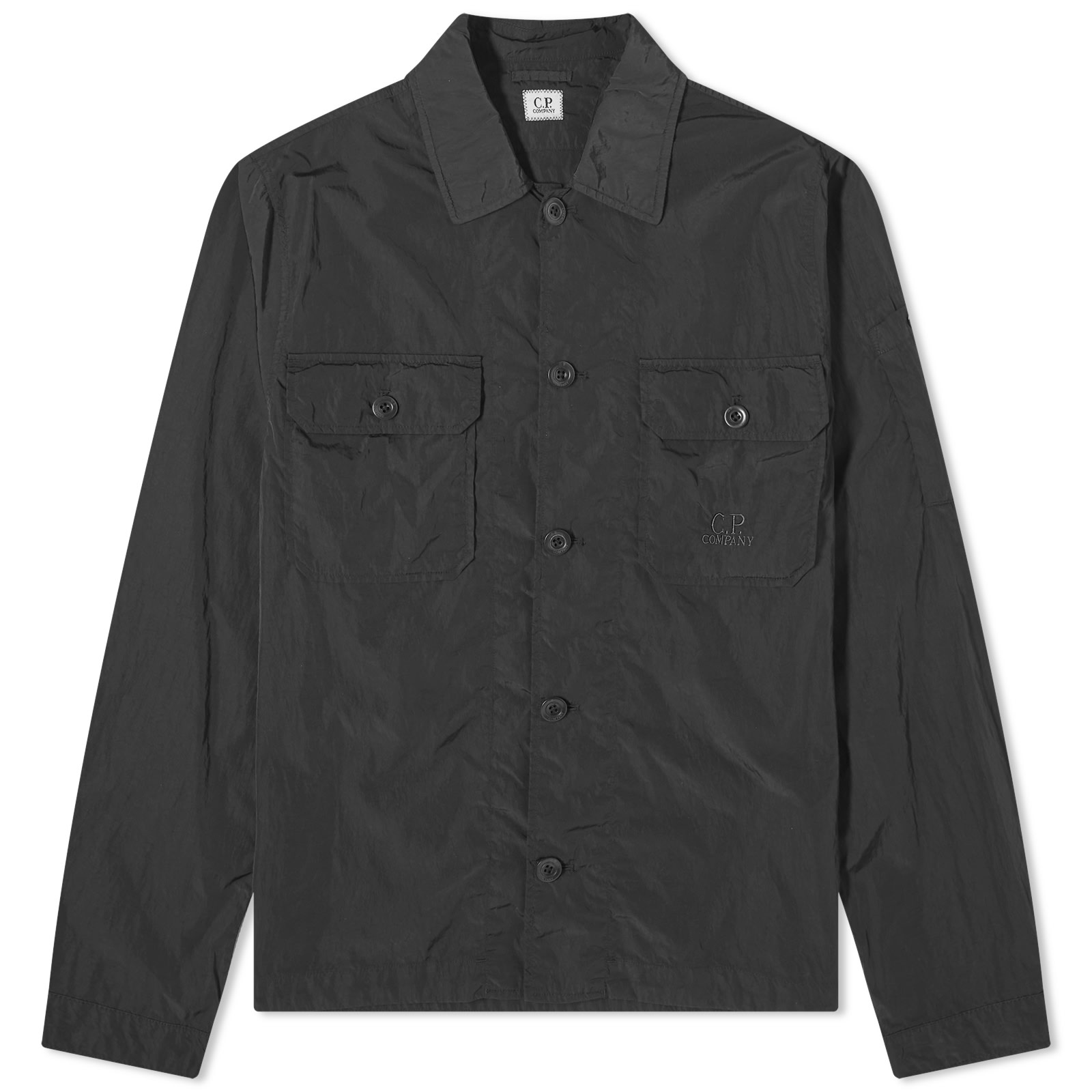 

Рубашка C.P. Company Chrome-R Pocket Overshirt, черный