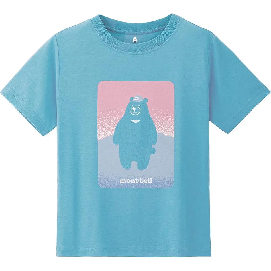 Футболка детская с круглым вырезом MONTBELL Light Blue