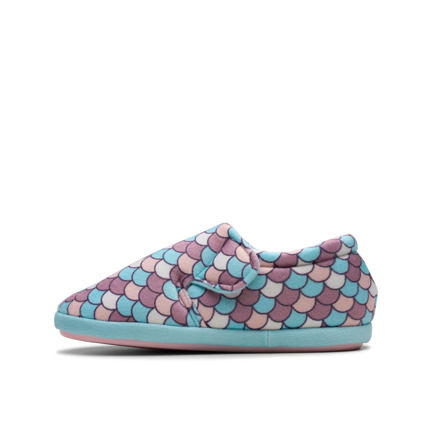 Тапочки детские Clarks Fluffy Snug, розовый, с регулировкой — фото 2