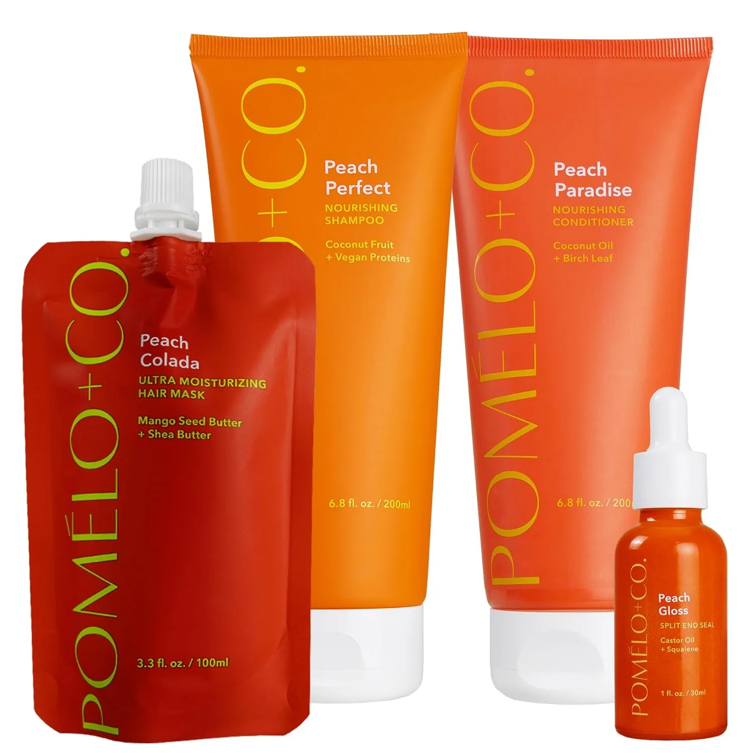 Увлажняющий уход для сухих волос «Peach Routine» от Pomélo+Co. Pomélo + Co.